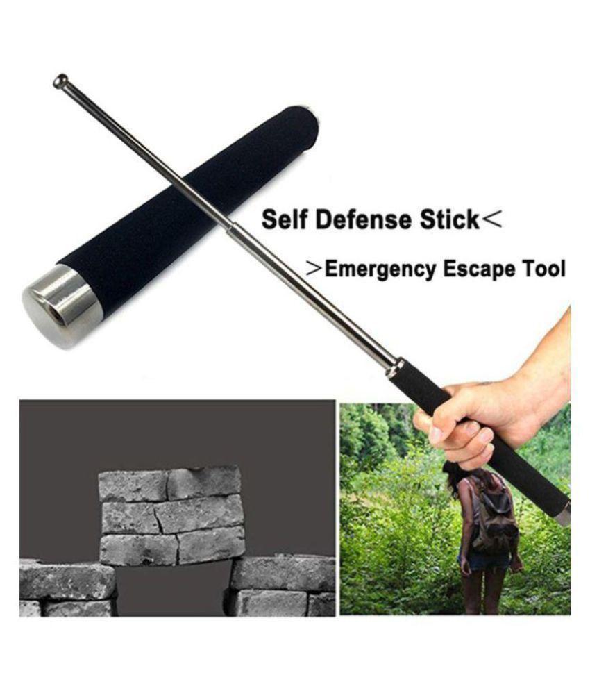 Self Defence Tactical Rod/Stick (Heavy Metal and Extendable) With Nylon Bag Cover For Men & Women